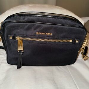 Michael Kors Black and Gold Crossbody Bag